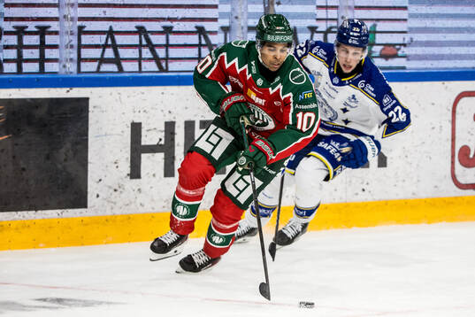 Frölundas Max Westergård och Leksands Lukas Vejdemo