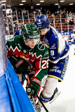 Frölundas Isac Heens och Leksands Gabriel Fortier
