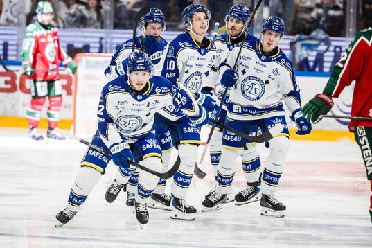 Leksands Kalle Östman jublar