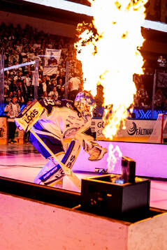 Leksands målvakt Jakob Hellsten