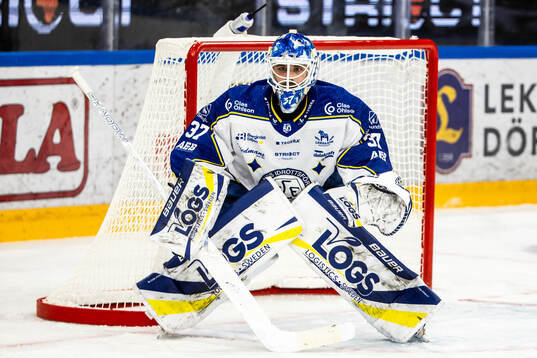 Leksands målvakt Jakob Hellsten