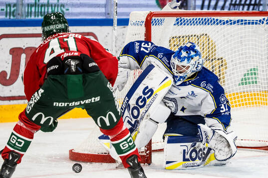Leksands målvakt Jakob Hellsten