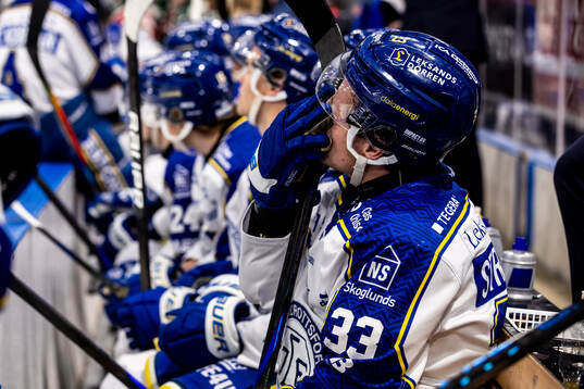 Leksands Olle Strandell deppar