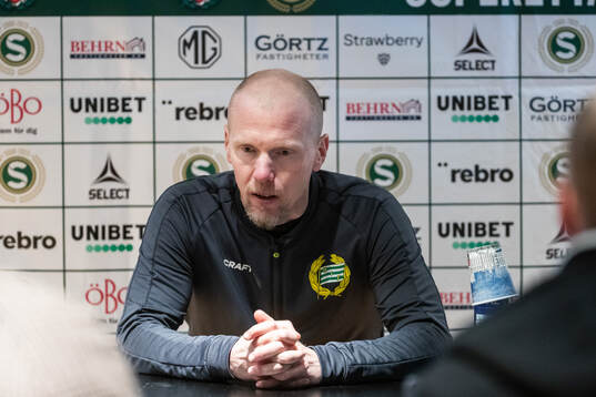 Hammarby TFFs huvudtränare Fredrik Samuelsson