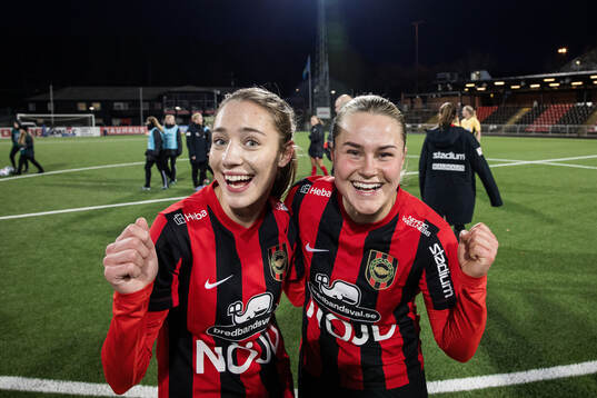 Brommapojkarnas Augusta Priks, Johanna Svedberg jublar