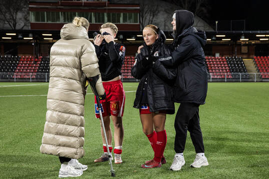 KIF Örebros Emilia Jägestedt Widstrand och Vera Andersson