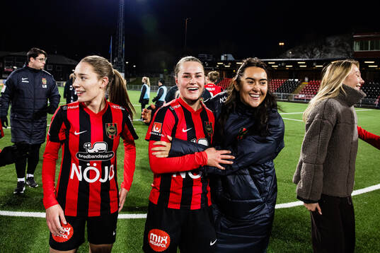 Brommapojkarnas Augusta Priks, Johanna Svedberg och