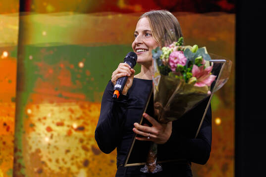 Anna Anvegård, BK Häcken tilldelas priset för årets