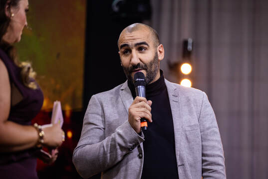 Mak Lind, Häcken, tilldelas priset för årets tränare