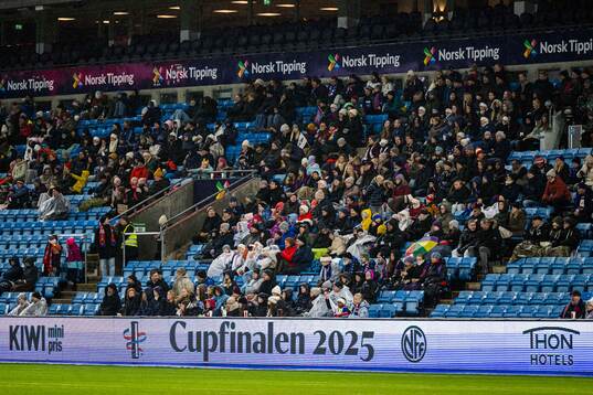 Spectators in the stands