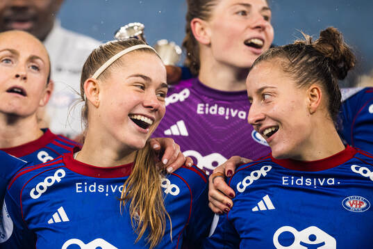 Sædis Run Heidarsdottir and Stine Nybø Brekken of
