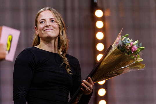 Anna Anvegård, BK Häcken tilldelas priset för årets