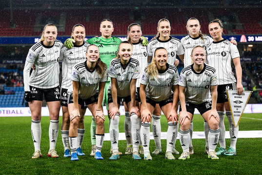 The starting eleven of Rosenborg