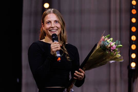 Anna Anvegård, BK Häcken tilldelas priset för årets
