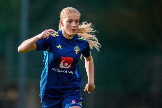 Smilla Holmberg of the women's national football team of