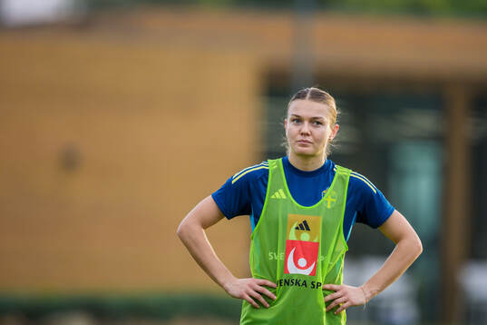 Beata Olsson of the women's national football team of