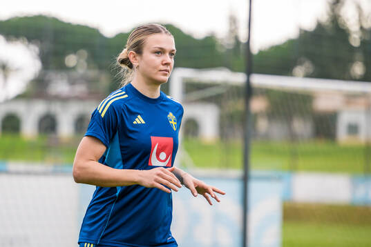 Beata Olsson of the women's national football team of