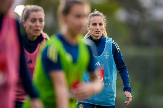 Nathalie Björn of the women's national football team of