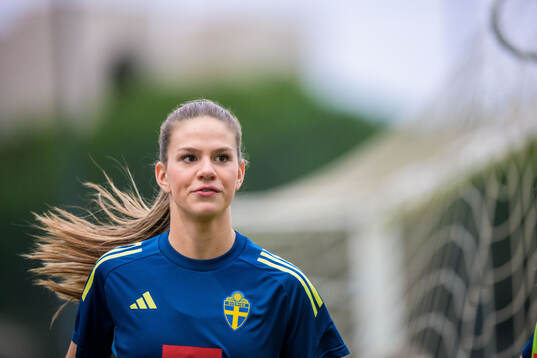Bella Andersson of the women's national football team of