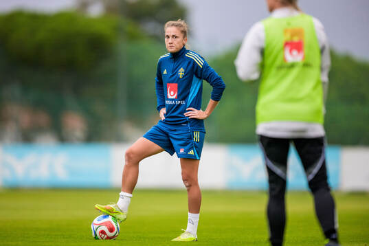 Filippa Angeldahl of the women's national football team of