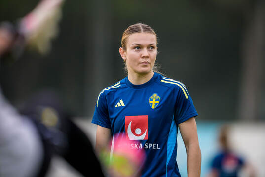 Beata Olsson of the women's national football team of