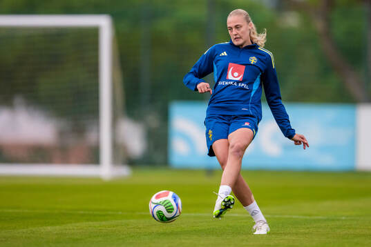 Elma Junttila Nelhage of the women's national football team