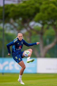 Elma Junttila Nelhage of the women's national football team