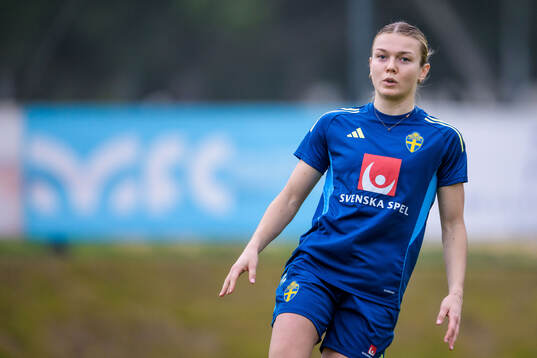Beata Olsson of the women's national football team of
