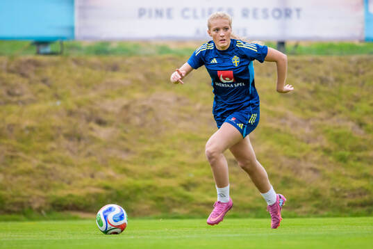 Smilla Holmberg of the women's national football team of