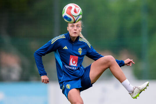 Elma Junttila Nelhage of the women's national football team