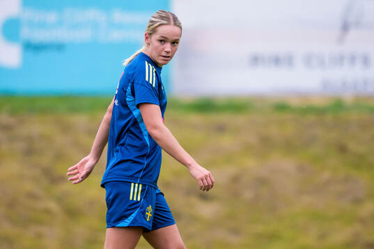 Hanna Lundkvist of the women's national football team of