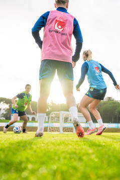Beata Olsson of the women's national football team of