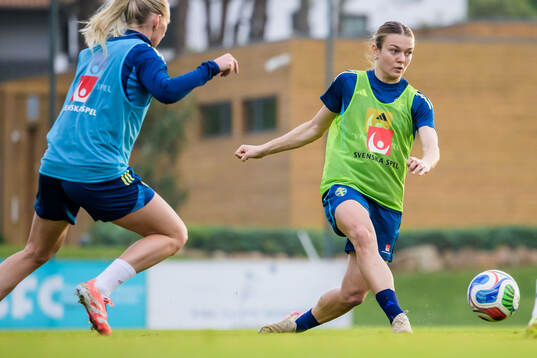 Beata Olsson of the women's national football team of