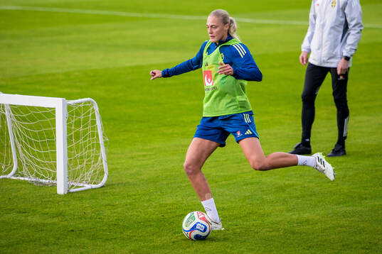 Elma Junttila Nelhage of the women's national football team