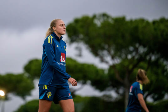 Elma Junttila Nelhage of the women's national football team