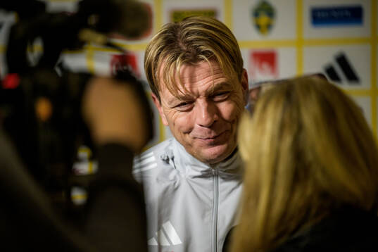 Head coach Tony Gustavsson of the women’s national