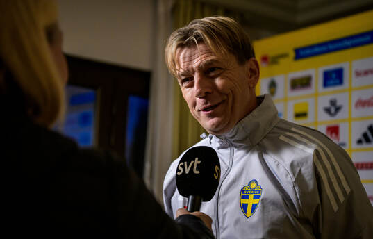 Head coach Tony Gustavsson of the women’s national