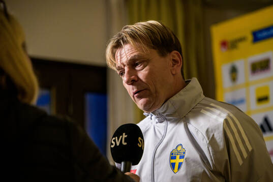 Head coach Tony Gustavsson of the women’s national