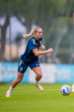 Hanna Lundkvist of the women's national football team of
