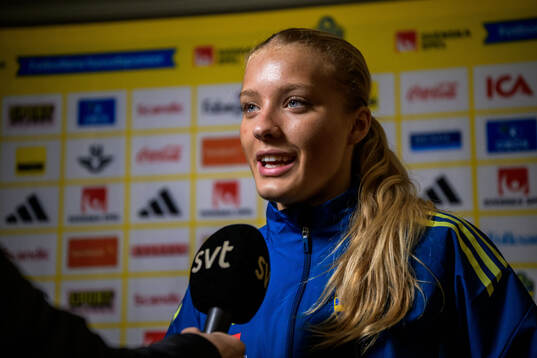 Smilla Holmberg of the women's national football team of