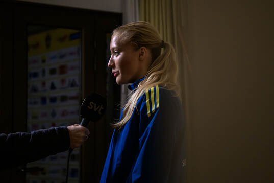 Smilla Holmberg of the women's national football team of