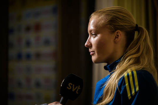 Smilla Holmberg of the women's national football team of
