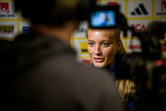 Smilla Holmberg of the women's national football team of