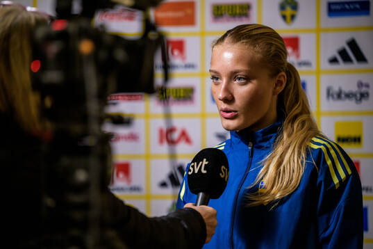 Smilla Holmberg of the women's national football team of