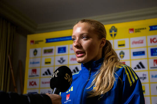 Smilla Holmberg of the women's national football team of