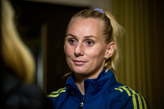 Stina Blackstenius of the women's national football team of