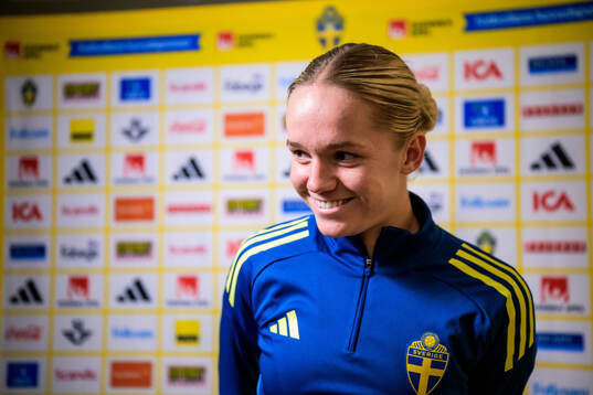 Hanna Lundkvist of the women's national football team of