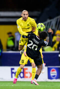 Haitam Aleesami of Bodø/Glimt and Loïs Openda of Juventus