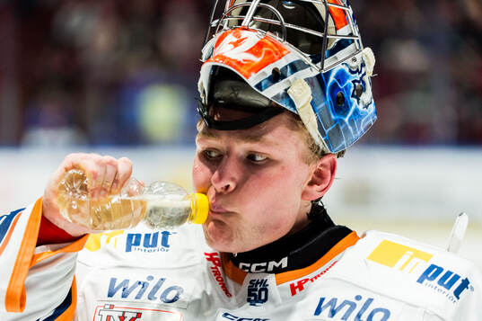 Växjös målvakt Ludvig Persson