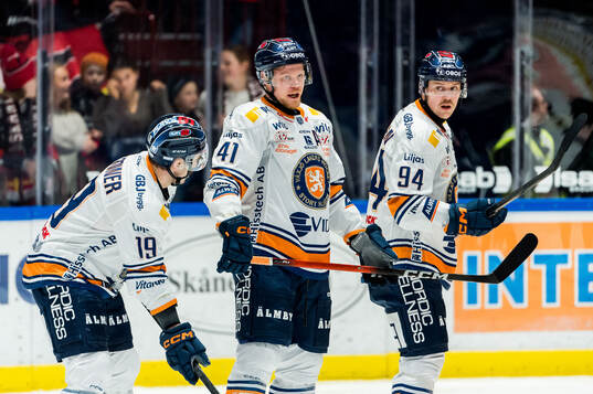 Växjös Reid Gardiner, Ludvig Nilsson och Joel Persson